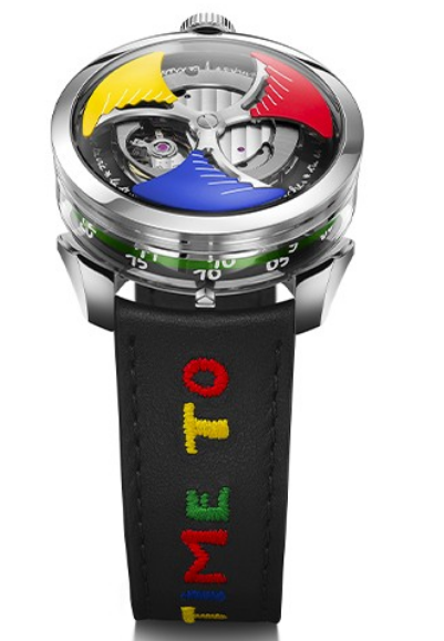 MB&F M.A.D. Replica Watch M.A.D.1 “Time to Love” BLACK LEATHER